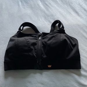 SHEFIT black customizable sports bra, see measurements EUC